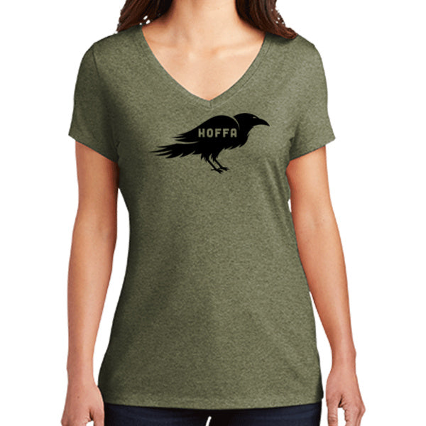 HOFFA Ladies V-Neck Military Green